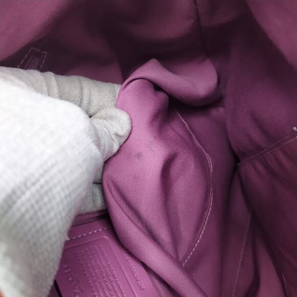 Coach Gallery Signature Brown Coated Leather Double Handles Tote Shoulder Bag - Picture 14 of 16